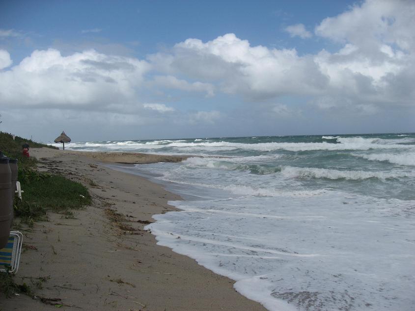 TS Noel on Dog Beach  - October 30, 2007